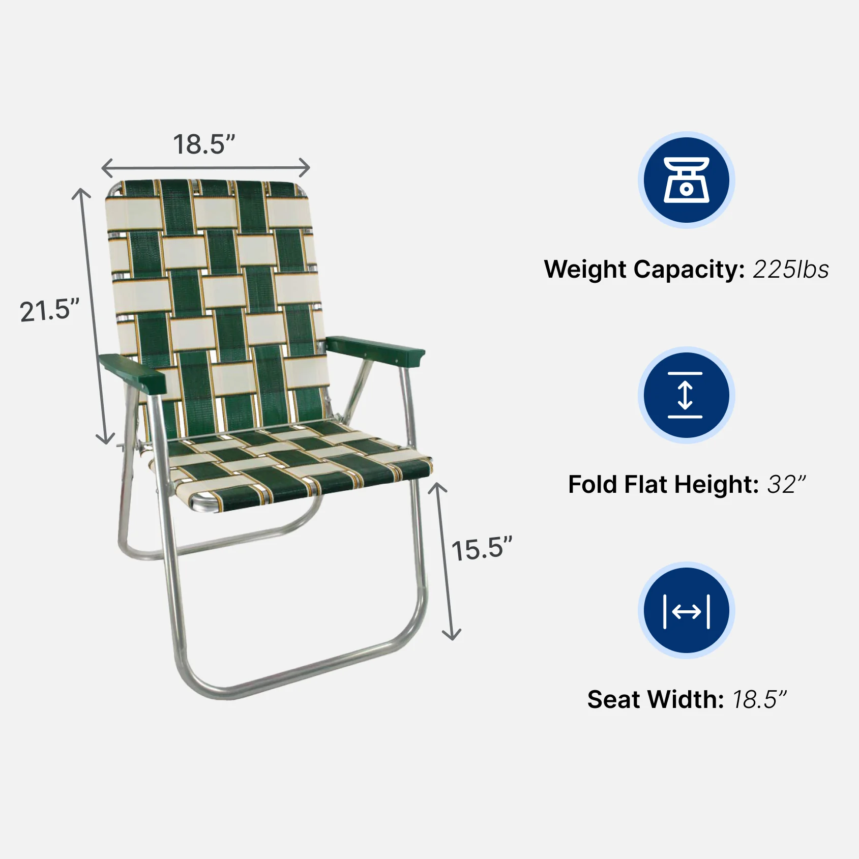 Charleston Classic Lawn Chair - Image 6