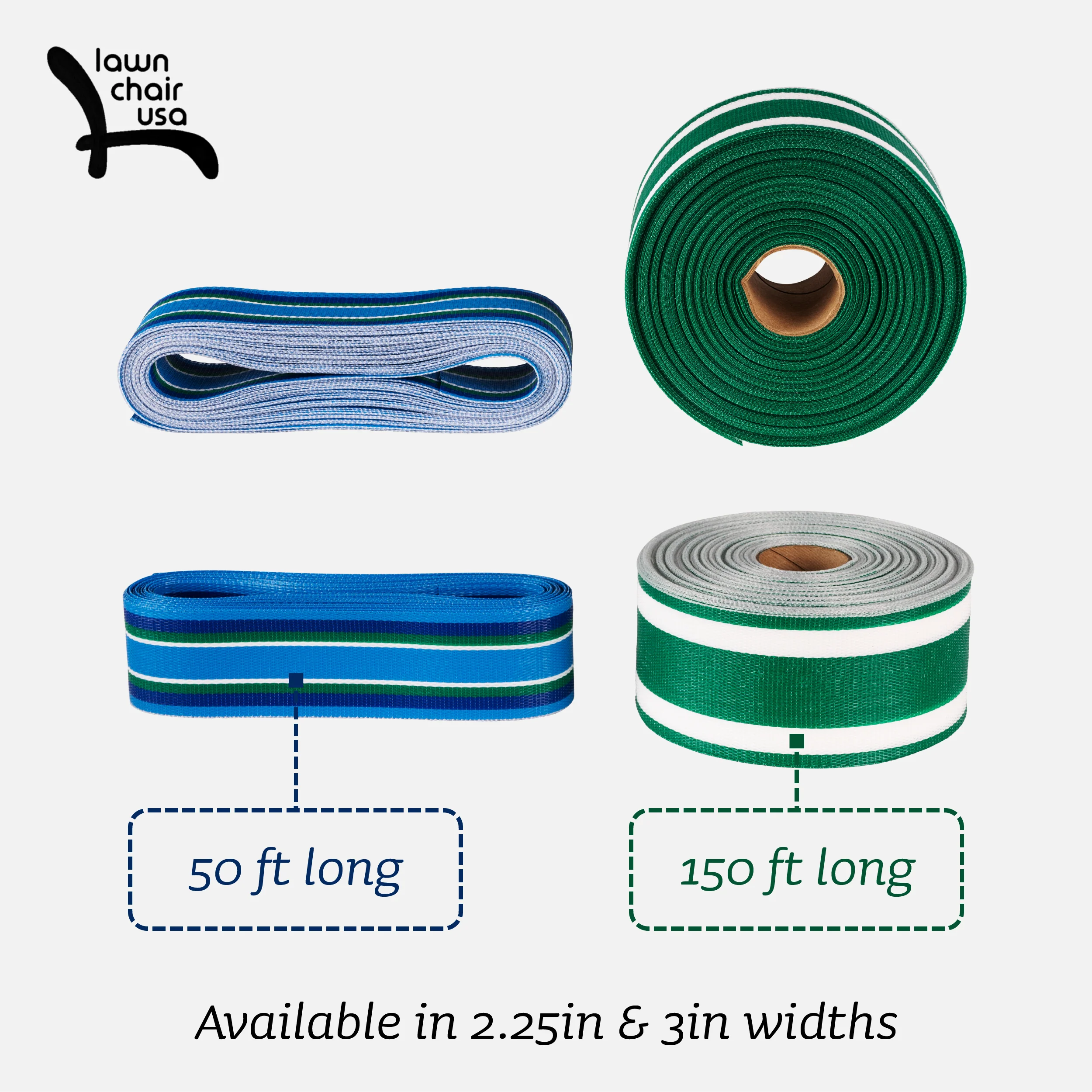 Sea Island Light Blue Replacement Webbing - Image 2